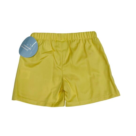 NWT Little English Size 6 Basic Shorts in Yellow Twill - Picture 2 of 3